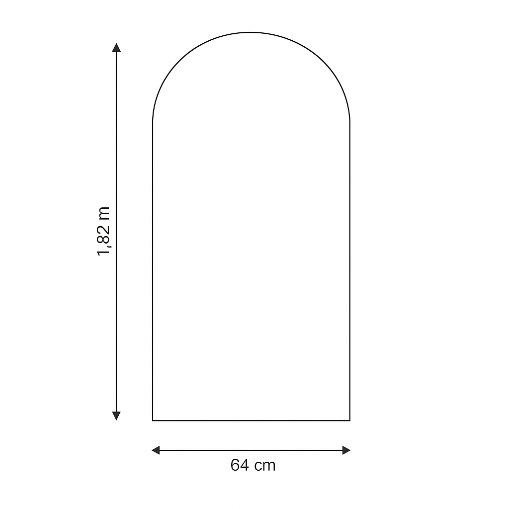 Espelho Pinterest com Suporte e Marco Dourado — LIQUIDAÇÃO