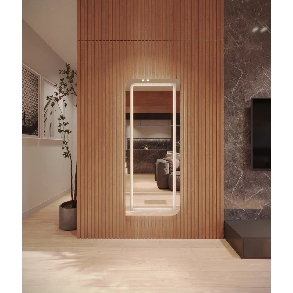 Espelho Orgânico EL24 de Corpo Inteiro 170x70 cm Pulido com LED Esmerilado – Liquidação