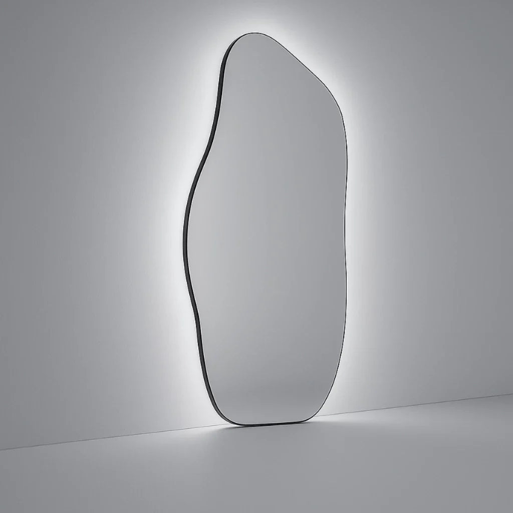 Espelho Orgânico Lopazzi Grande de Corpo Inteiro com LED Touch Cálido/Frio 115x60 cm – Liquidação