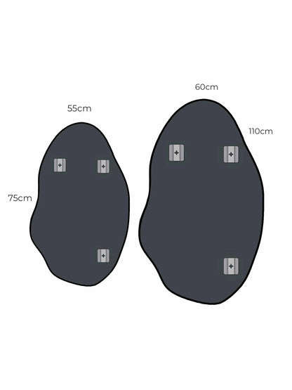 Espelho Decorativo Orgânico Grande em Couro – Rubi – Liquidação  Nosso Produto